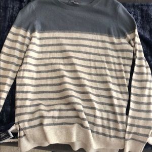 Vince blue, white and grey sweater